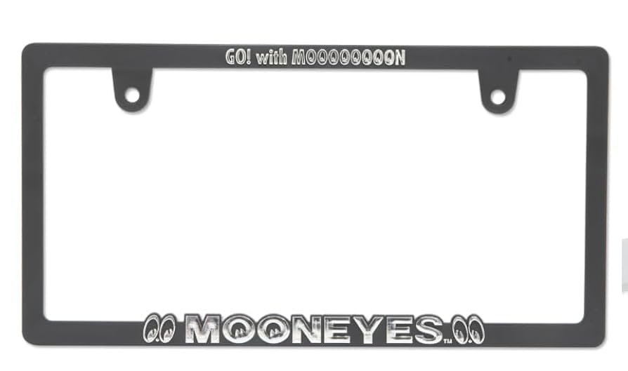 AAA トリプルエー　アメリカ サイズ ライセンスフレーム　6枚 ムーンアイズ AAA トリプルエーアメリカ サイズ ライセンスフレーム6枚 ムーン